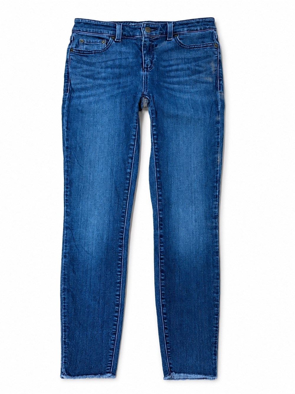 Vineyard Vines Women’s Size 6 Skinny Jeans Blue Wash Raw Hem